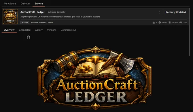 AuctionCraft roadmap